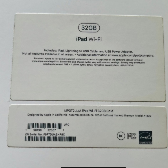 Apple iPad 9.7in with WiFi, 32GB 2017 Newest Model- Gold - Picture 6 of 6